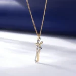 Gold Hug Necklace - Image 2